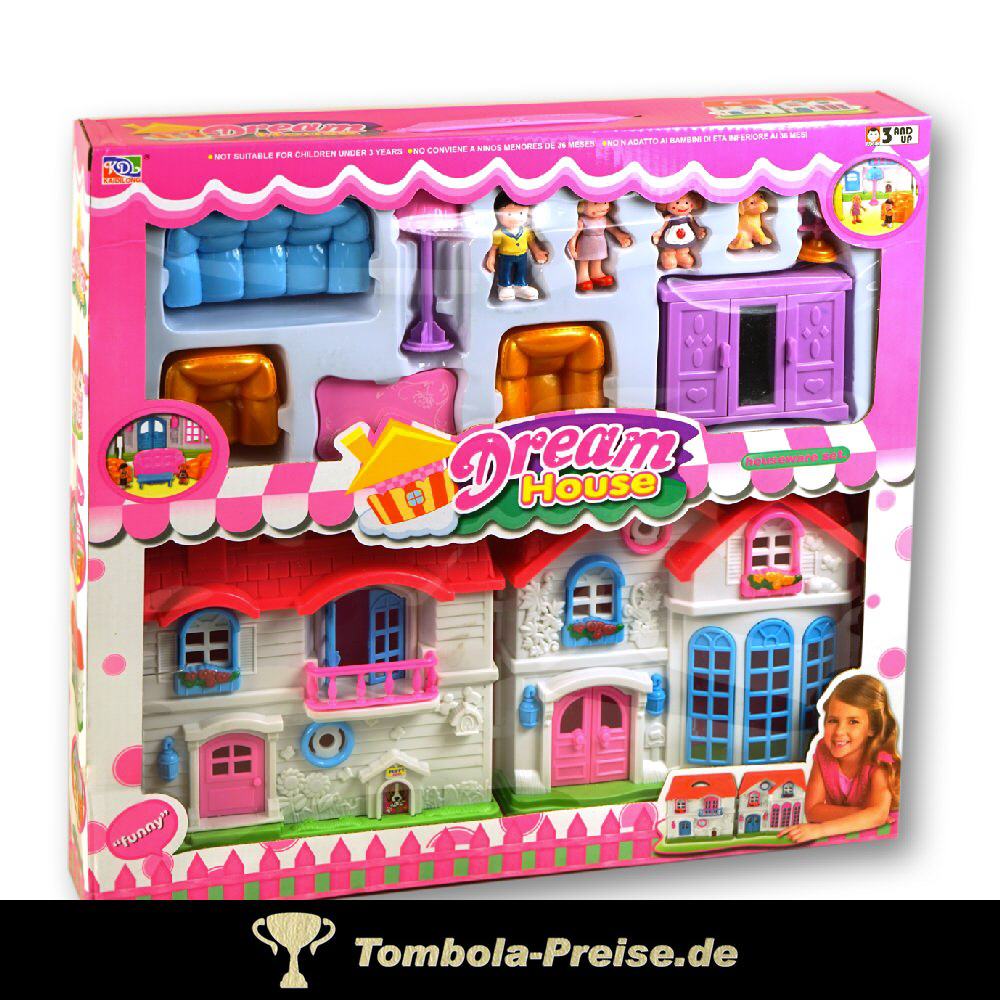TreuePräsent Dreamhouse Puppenhaus