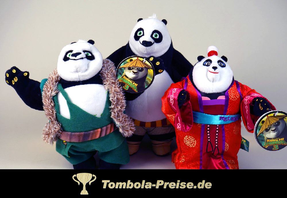 TreuePräsent Kung Fu Panda Plüschfiguren mittel