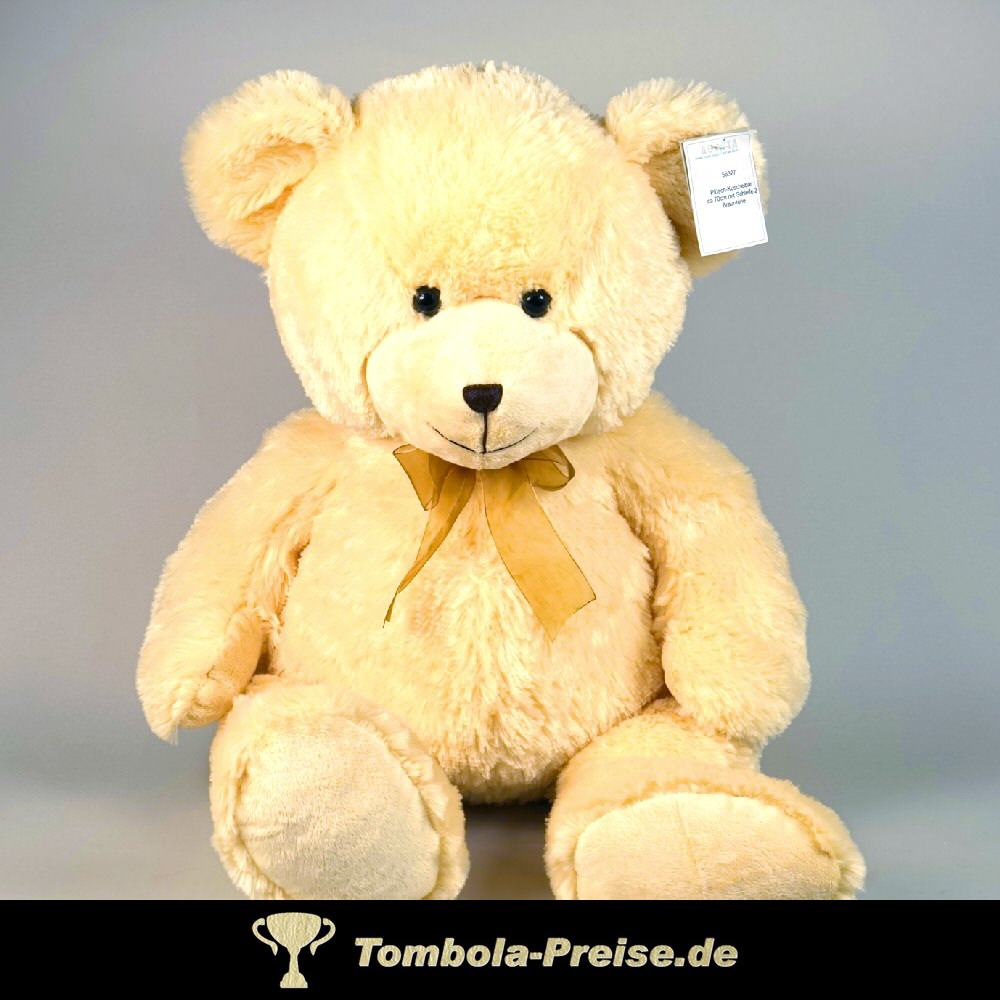 TreuePräsent Plüsch-Bär mit Schleife 70 cm