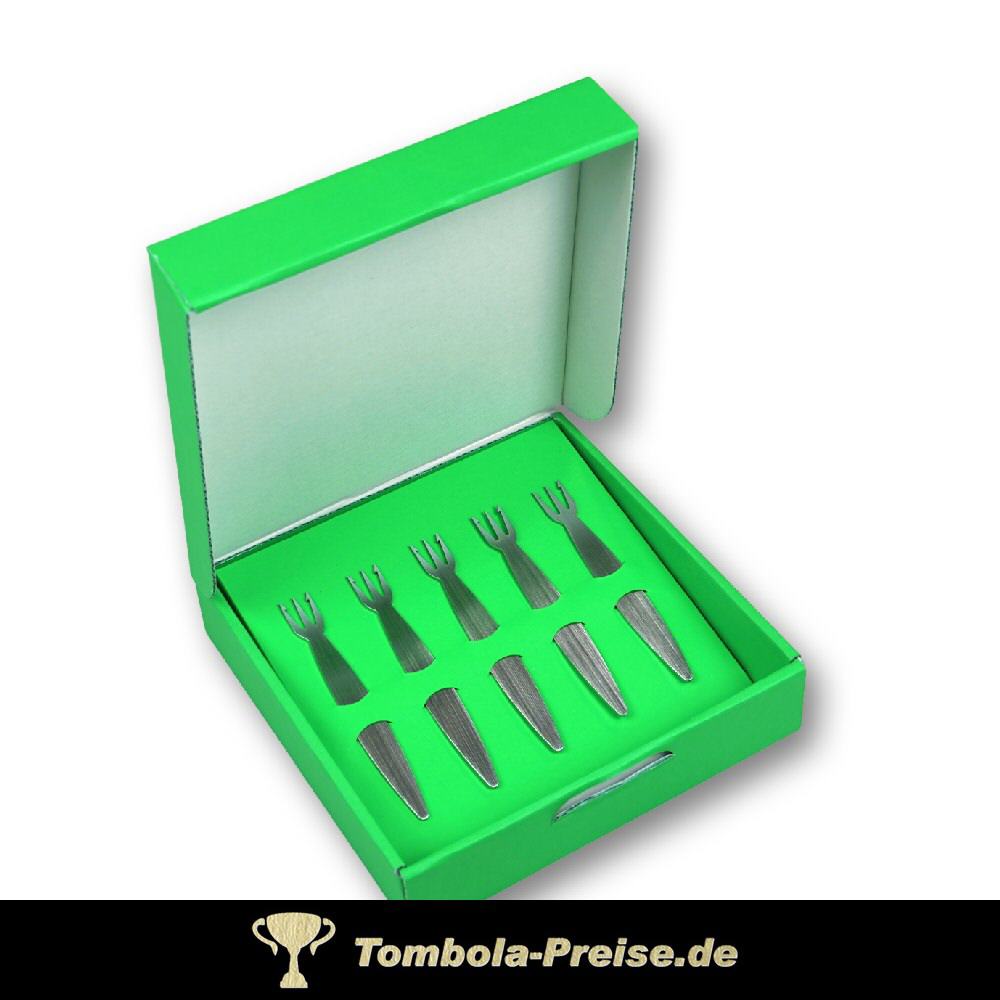 Geschenk-Set fünf Pommesgabeln Modell 01