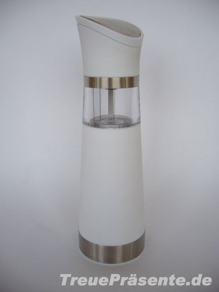 Einhand-Pfeffermühle weiß