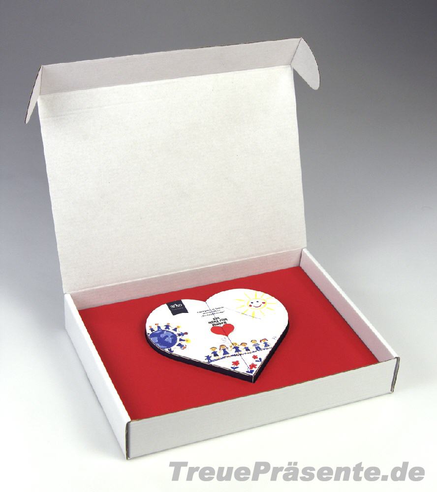 Geschenkverpackung Schokoladenkerz