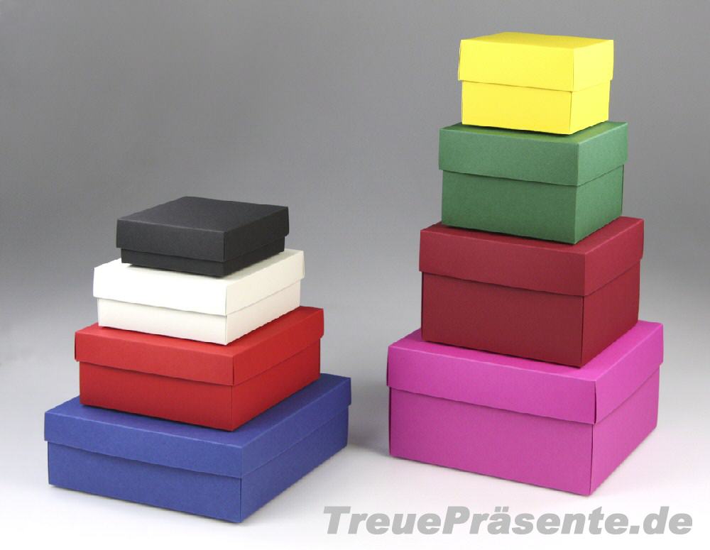 Geschenkverpackung Stülpdeckel aus Karton